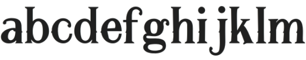 Zaniyan Regular otf (400) Font LOWERCASE