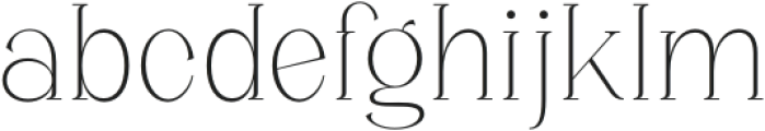 Zanor Thin otf (100) Font LOWERCASE