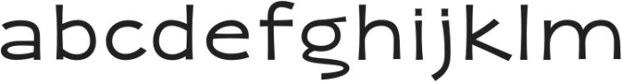 Zaphire Expanded otf (400) Font LOWERCASE