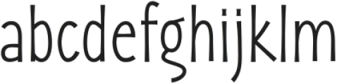 Zaphire Extra Light Condensed otf (200) Font LOWERCASE