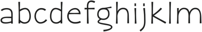 Zaphire Extra Light Semi Expanded otf (200) Font LOWERCASE