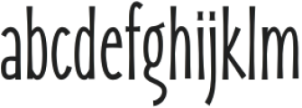 Zaphire Extra Light Ultra Condensed otf (200) Font LOWERCASE