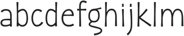 Zaphire Extra Light otf (200) Font LOWERCASE