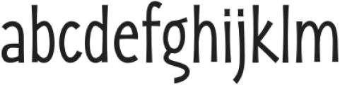 Zaphire Light Condensed otf (300) Font LOWERCASE