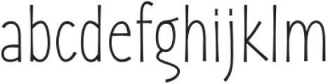 Zaphire Thin Condensed otf (100) Font LOWERCASE