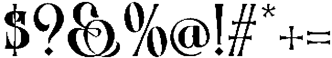 Zaphyre otf (400) Font OTHER CHARS