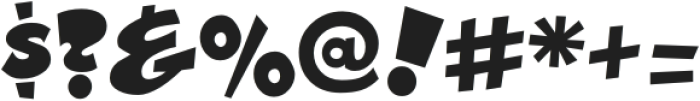 Zaptastic Regular otf (400) Font OTHER CHARS