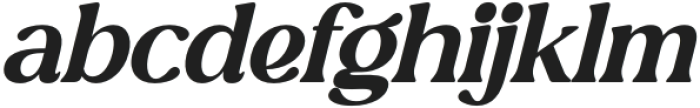 Zasline Italic otf (400) Font LOWERCASE