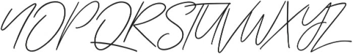 Zattoya Signature otf (400) Font UPPERCASE