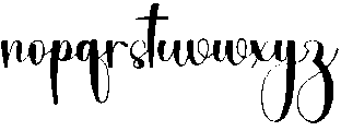 Zavier Signature Regular otf (400) Font LOWERCASE