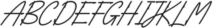 Zavonia Script otf (400) Font UPPERCASE