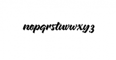 Zapan Script Font Font LOWERCASE