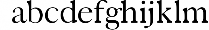 Zack Serif Typeface 2 Font LOWERCASE
