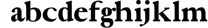 Zack Serif Typeface Font LOWERCASE