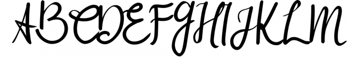 Zafira Handwritten Font Font UPPERCASE