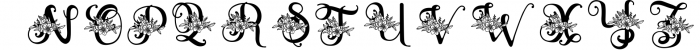 Zahiya Monogram Font - 4 Style Monogram 1 Font UPPERCASE