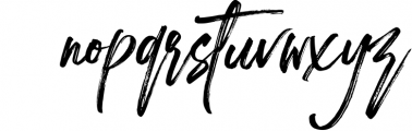 Zaystack - Brush Script Font LOWERCASE