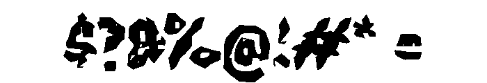 ZABENDRO Font OTHER CHARS