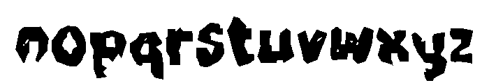 ZABENDRO Font LOWERCASE