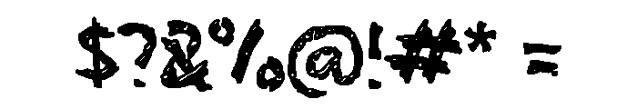 Zabadenzo Font OTHER CHARS