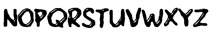Zabandink Font UPPERCASE