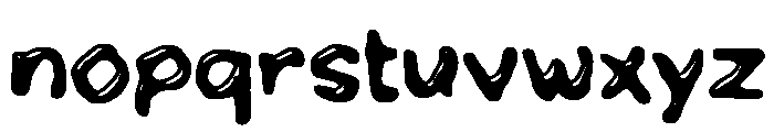 Zabandink Font LOWERCASE