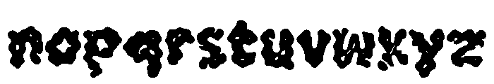 Zabanyo Font LOWERCASE