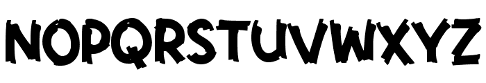 Zabbery Font UPPERCASE