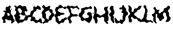 Zabcame Font UPPERCASE