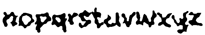 Zabcame Font LOWERCASE