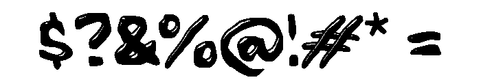 Zabendino Font OTHER CHARS