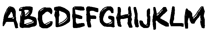 Zabendino Font UPPERCASE