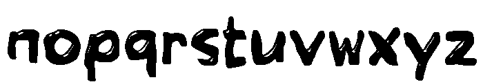 Zabendino Font LOWERCASE