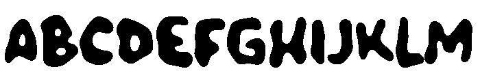 Zaberkesa Font UPPERCASE