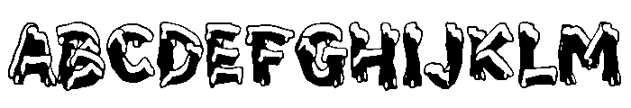 Zaberro Font UPPERCASE