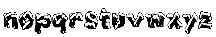 Zaberro Font LOWERCASE