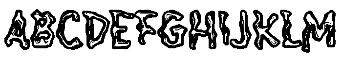 Zabgon Font UPPERCASE
