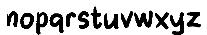 Zabidu Font LOWERCASE