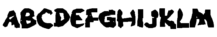 Zabikret Font UPPERCASE