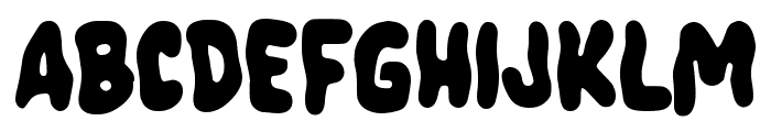 Zabilxa Font UPPERCASE