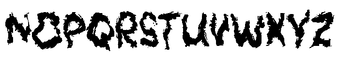 Zabito Font UPPERCASE