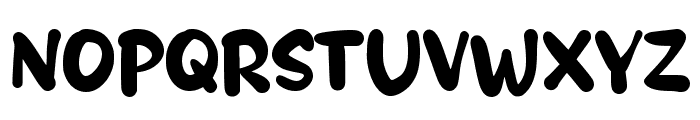 Zabmasko Font UPPERCASE