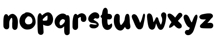 Zabmasko Font LOWERCASE