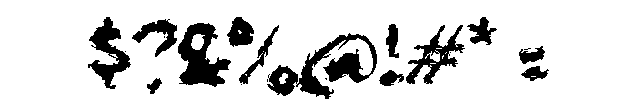 Zabrax Font OTHER CHARS