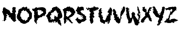 Zabrax Font UPPERCASE
