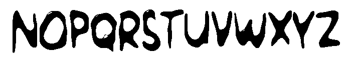 Zadinkom Font UPPERCASE