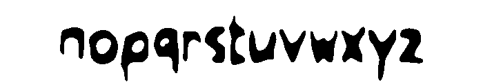 Zadinkom Font LOWERCASE