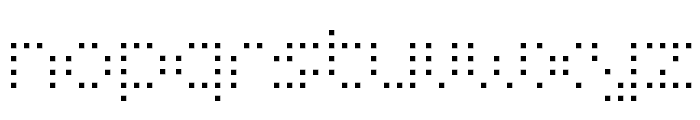 Zado Semi-Condensed Font LOWERCASE