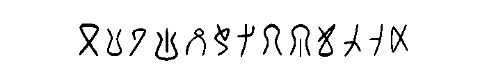 Zaglimydi Font Regular Font LOWERCASE