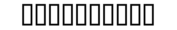 Zaibatsu Font OTHER CHARS